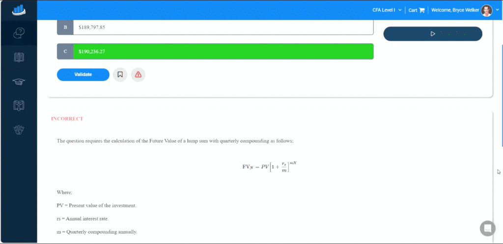 AnalystPrep CFA practice