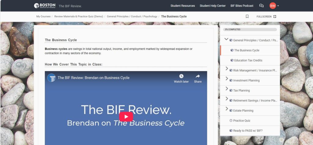 Boston Institute of Finance video