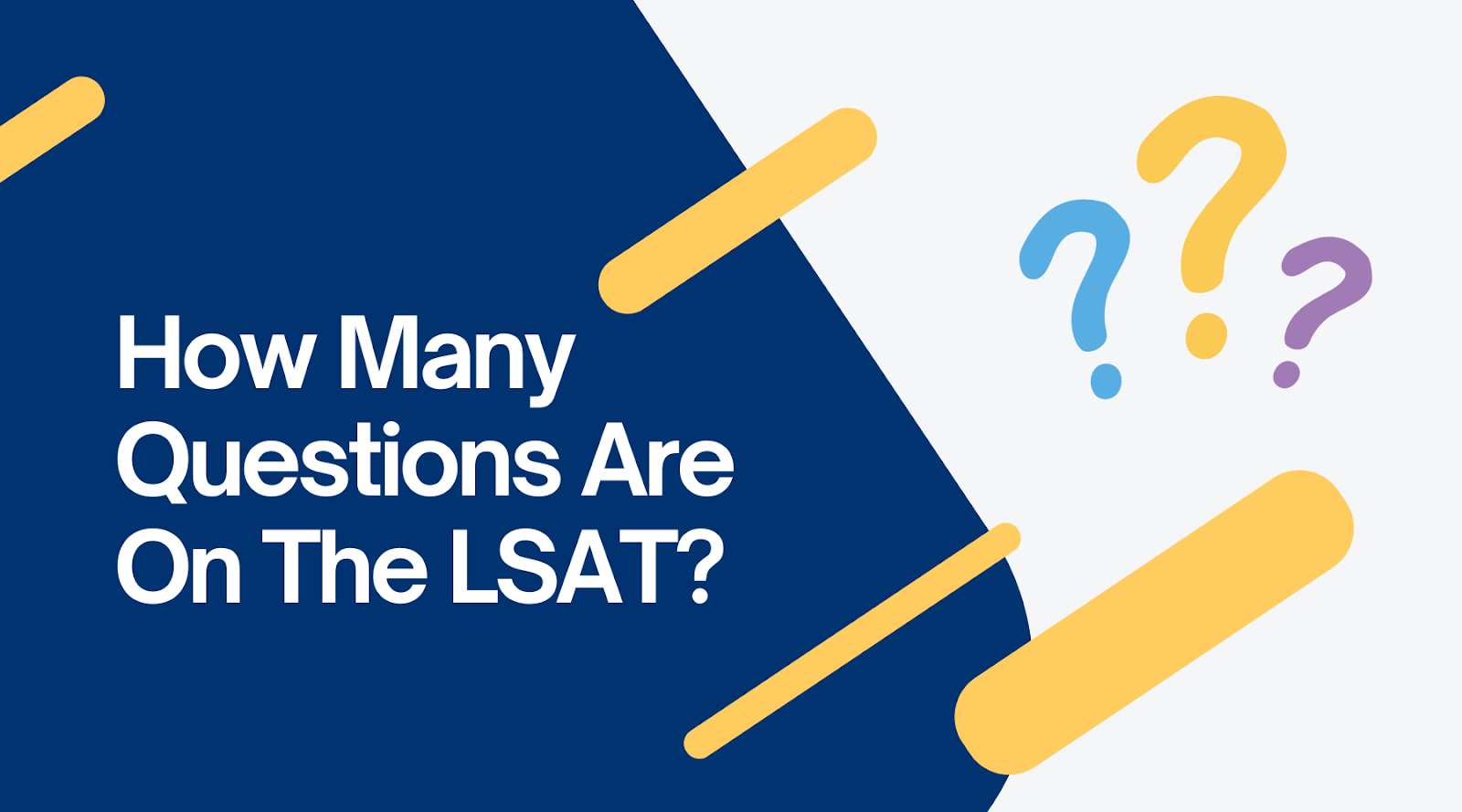 How Many Questions Are on the LSAT
