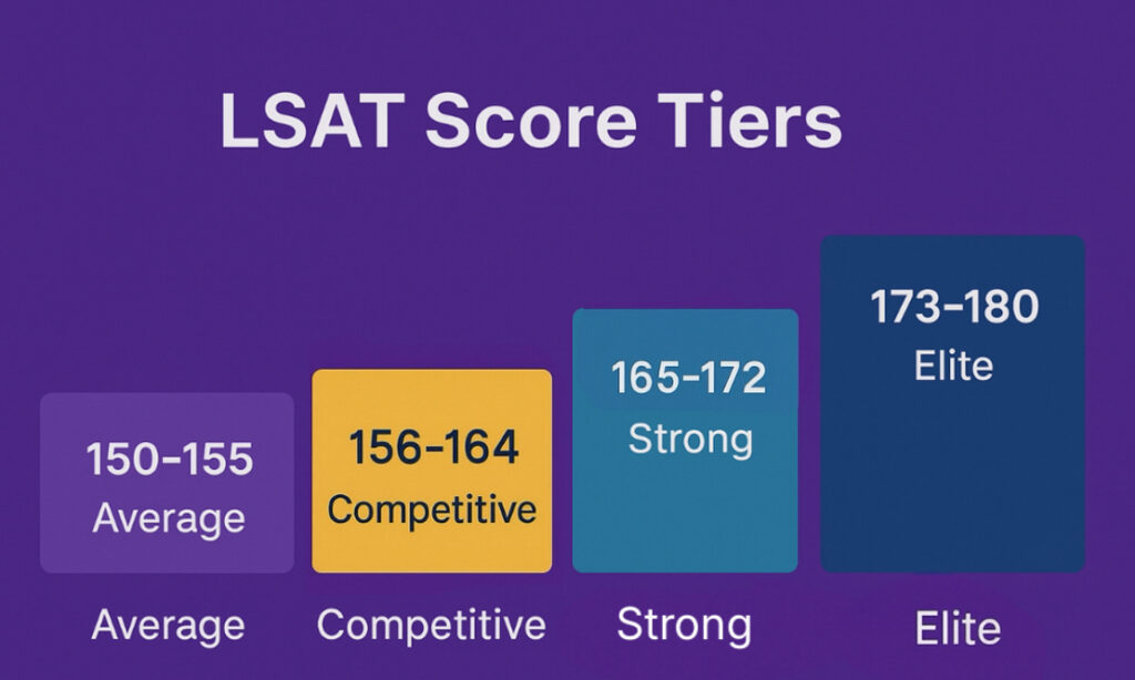 LSAT score tiers
