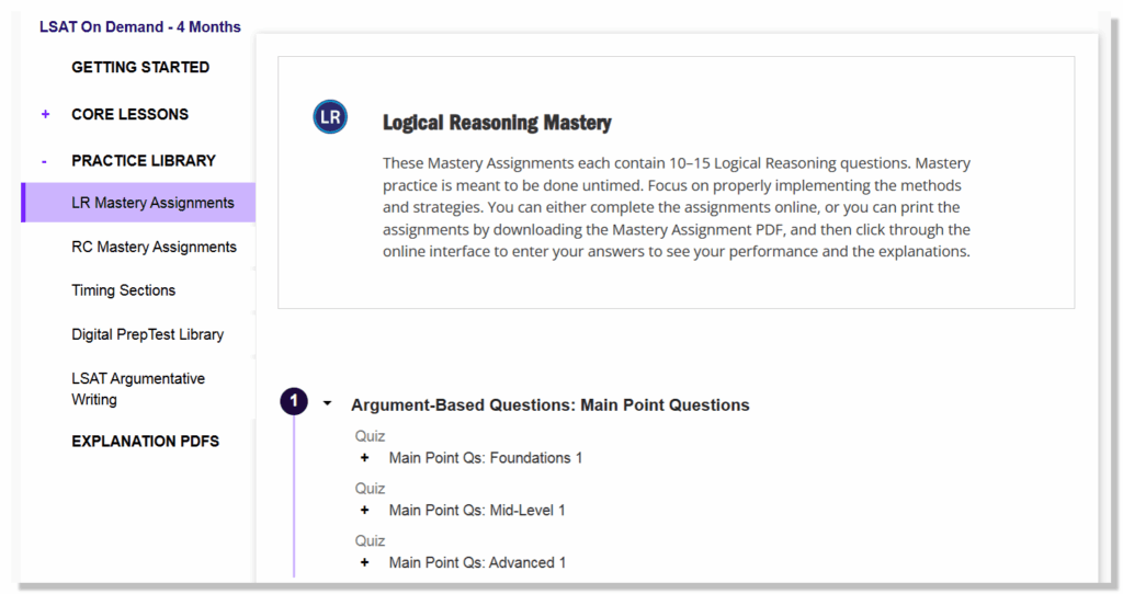 Kaptest LSAT on demand