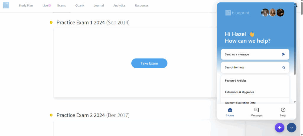 Blueprint LSAT practice exam
