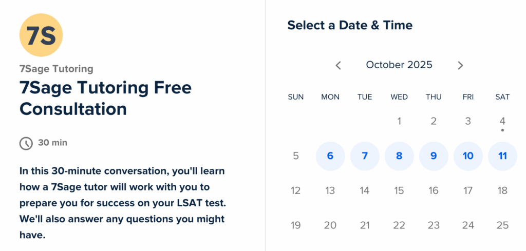 7Sage tutoring consultation