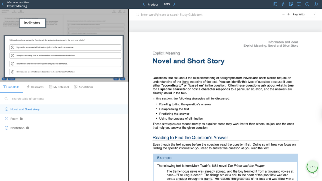 UWorld SAT study material