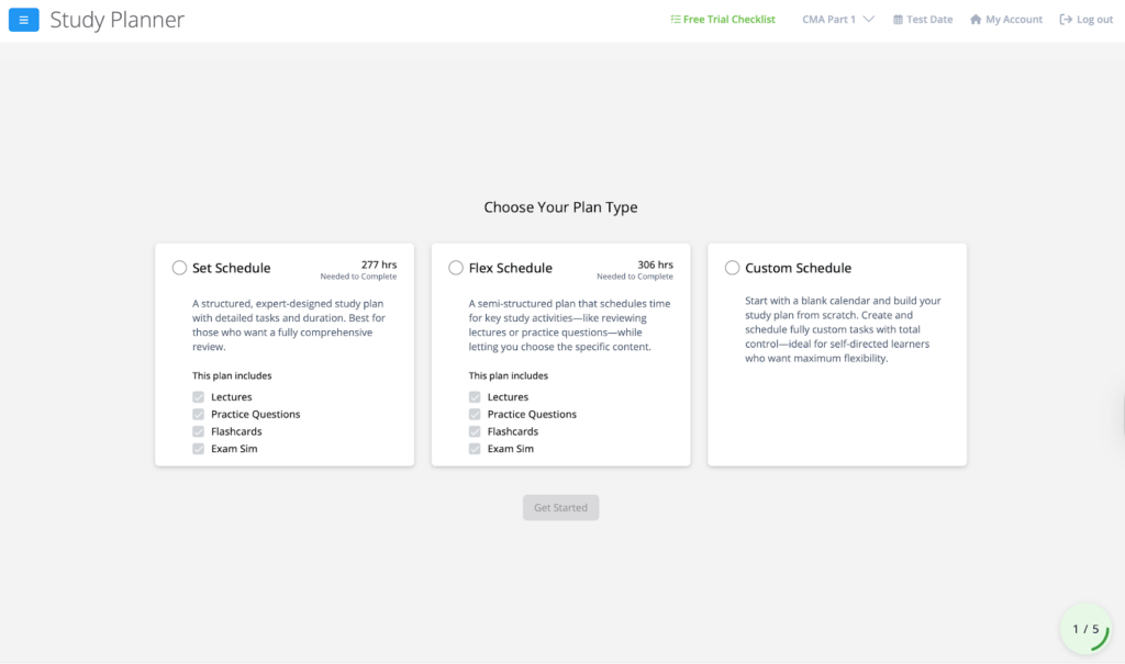 UWorld CMA study plan