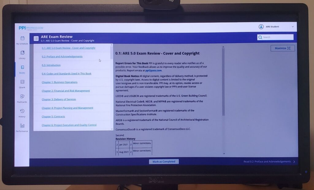 PPPI2Pass ARE exam review
