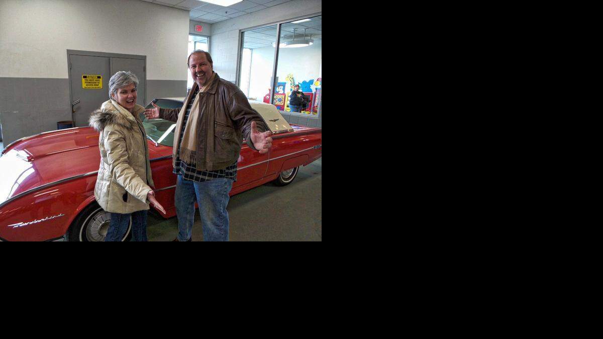 
Pamela and Ron Sheddrick picked up their 1962 Thunderbird at Molle Toyota on Jan. 6.
