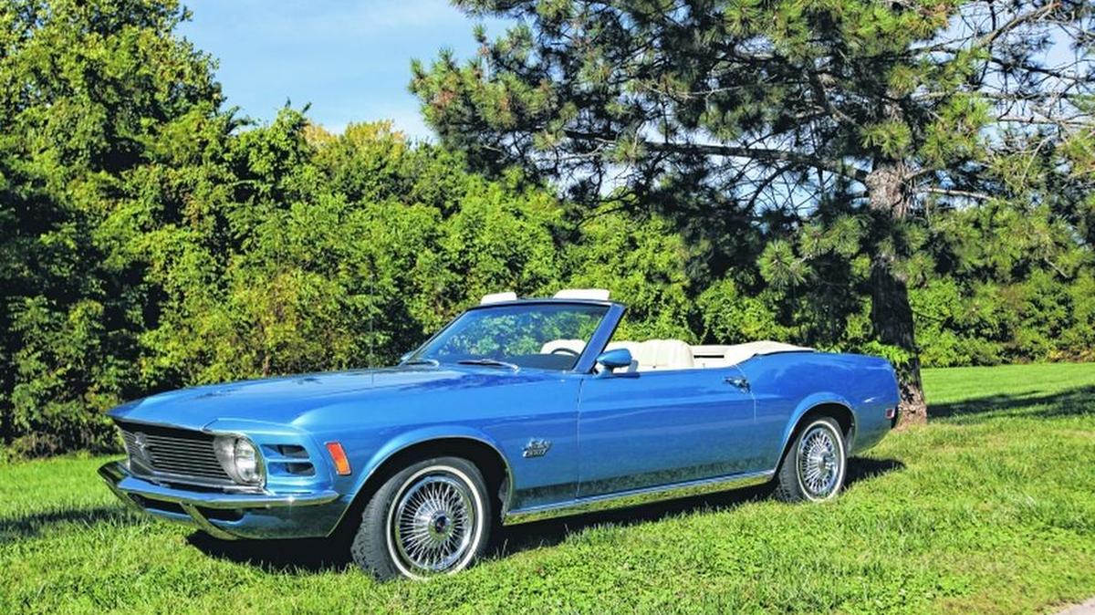 
Stan Lloyd’s 1970 Ford Mustang convertible.
