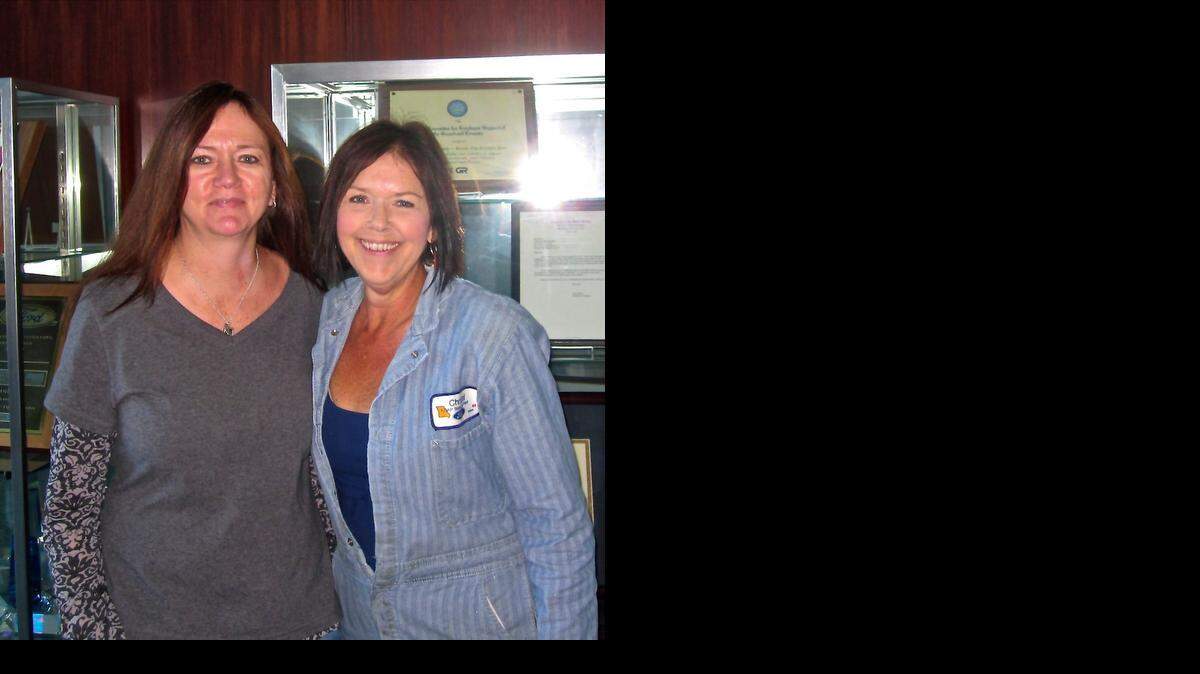
Misty Kirwan, left, and Christal Sellers are two of four employees at the Kansas City Assembly Plant being recognized by Ford and the UAW.
