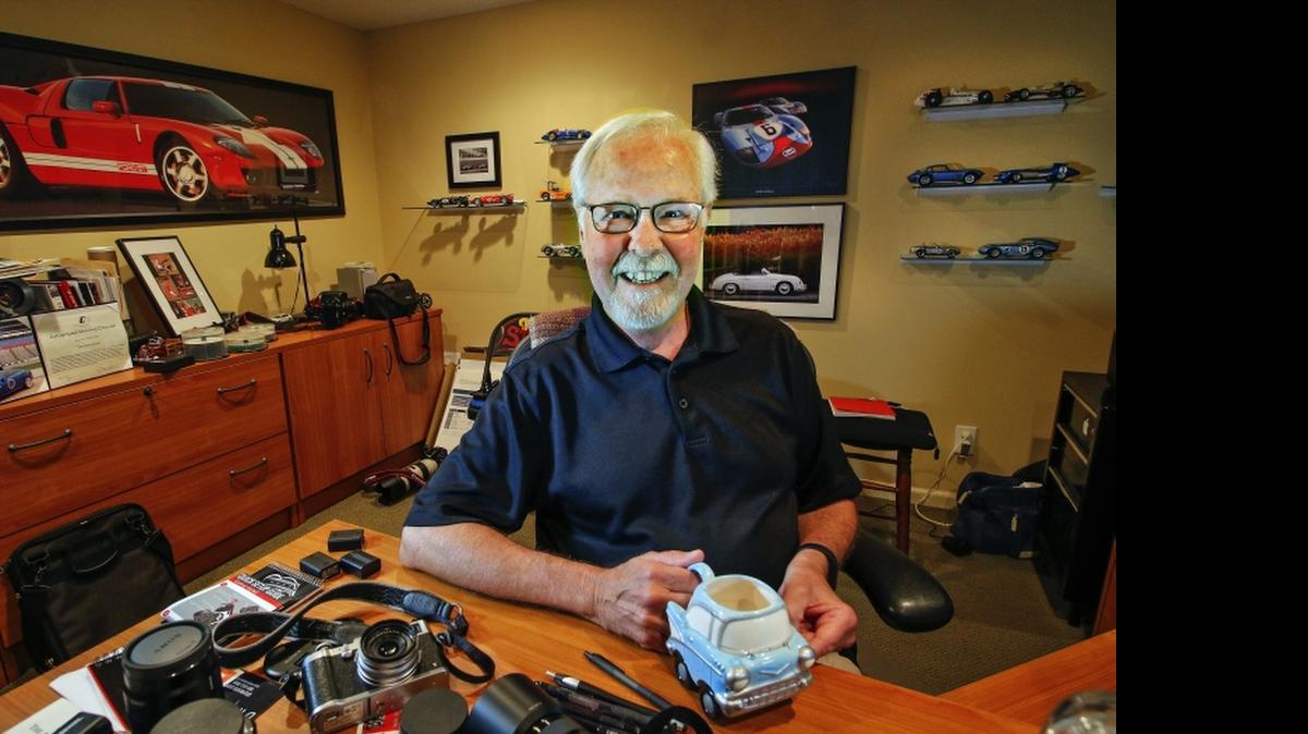 
Tom Strongman in his home office. 
