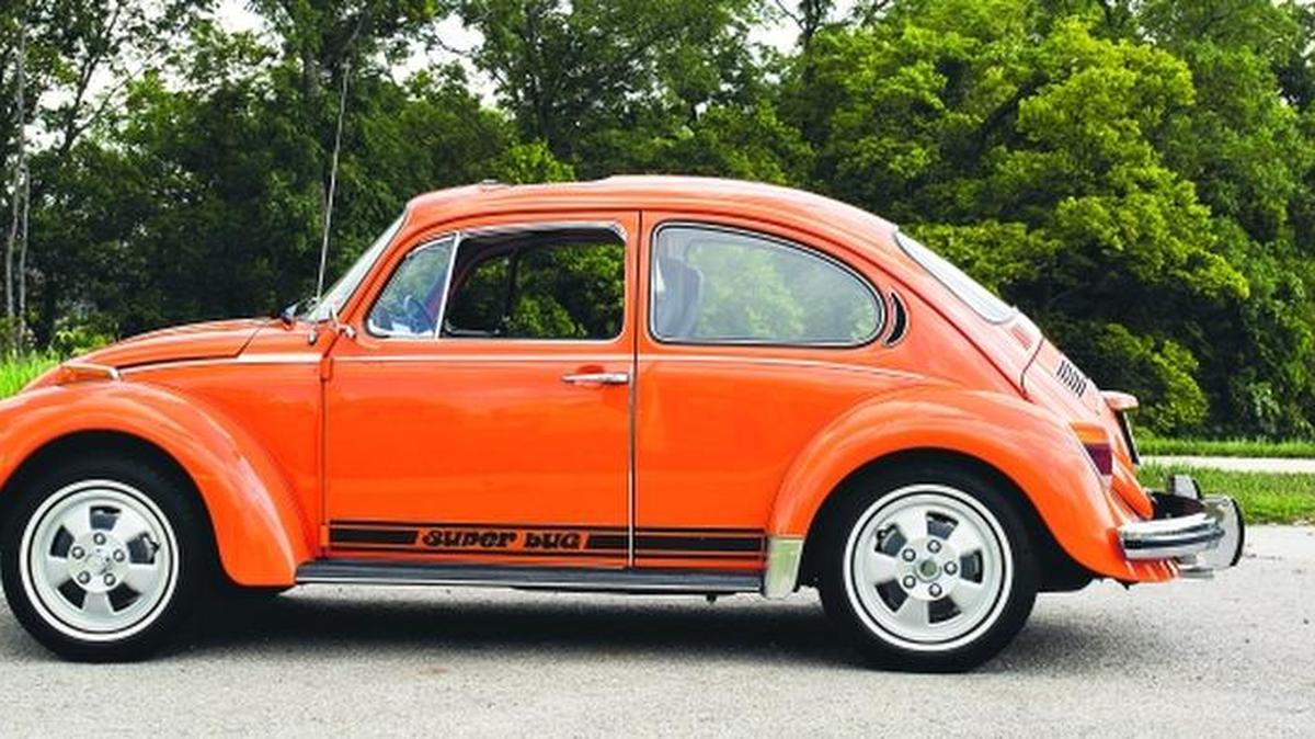 
Twin brothers Tim and Tom McEntee purchased their 1973 Volkswagen Super Beetle new in Des Moines, Iowa, when they were 19.
