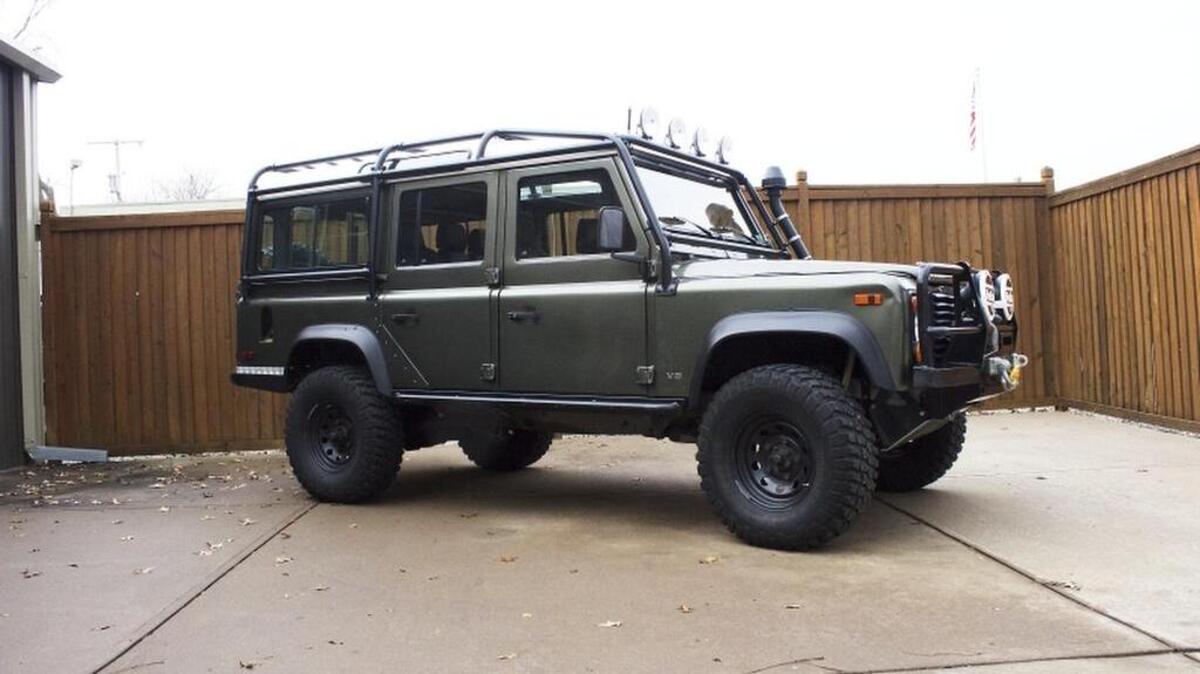 Tyler Wirken’s modified 1997 Land Rover Defender 90.