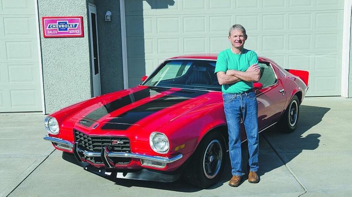 John Gray and his 1973 Chevrolet Camaro Z28