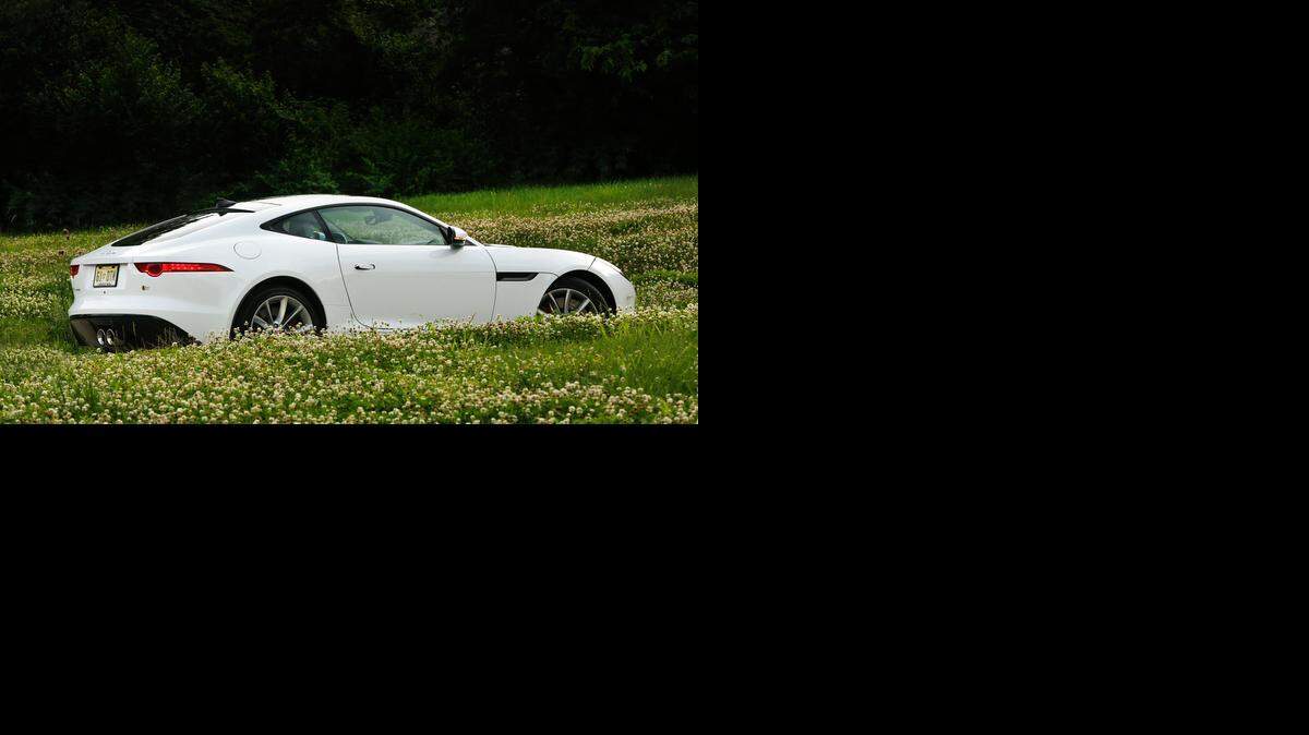 
Jaguar says the supercharged V-6 model can hit 60 miles per hour in 4.8 seconds, and it has a top track speed of 171 mph.
