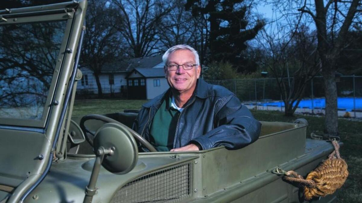 When Bill Bloom drives his 1942 Ford GPA out in public, its unusual appearance attracts a lot of attention. “It gets quite a reception because you just don’t see them,” he said.