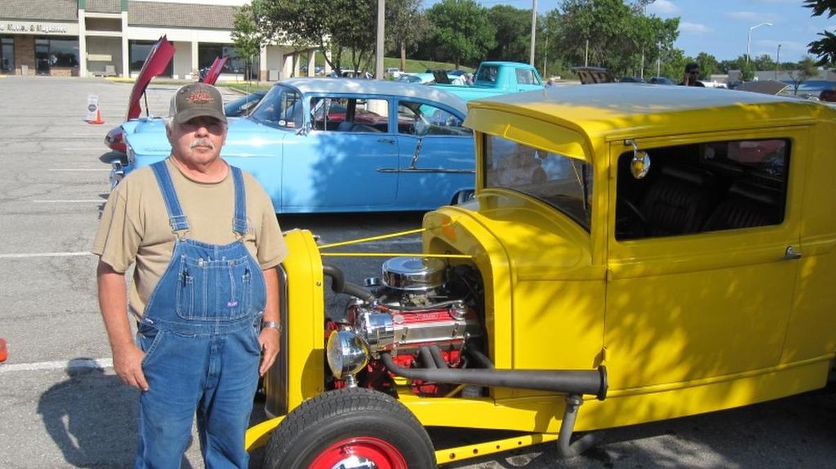 
Glenn Welch and his 1930 Chrysler Coupe.
