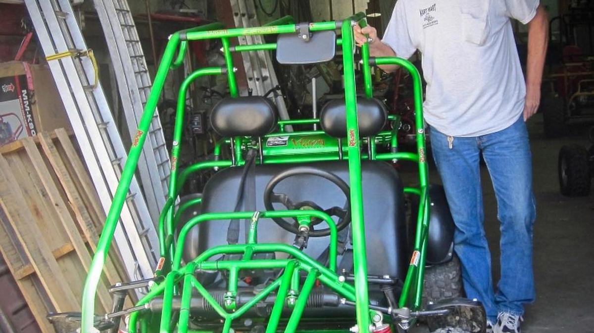 
Scott Holmes is a co-owner of Rusty Metal Productions and is the owner of a go-cart business called Kart Mart in Bonner Springs.
