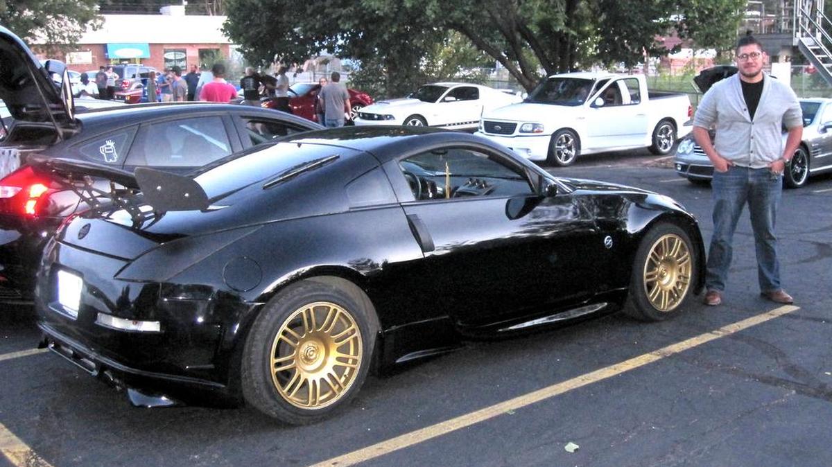 
Victor Palos brought his Nissan 350Z on Sept. 15 to the Cars and BBQ show at Rosedale Bar-B-Q in Kansas City, Kan.
