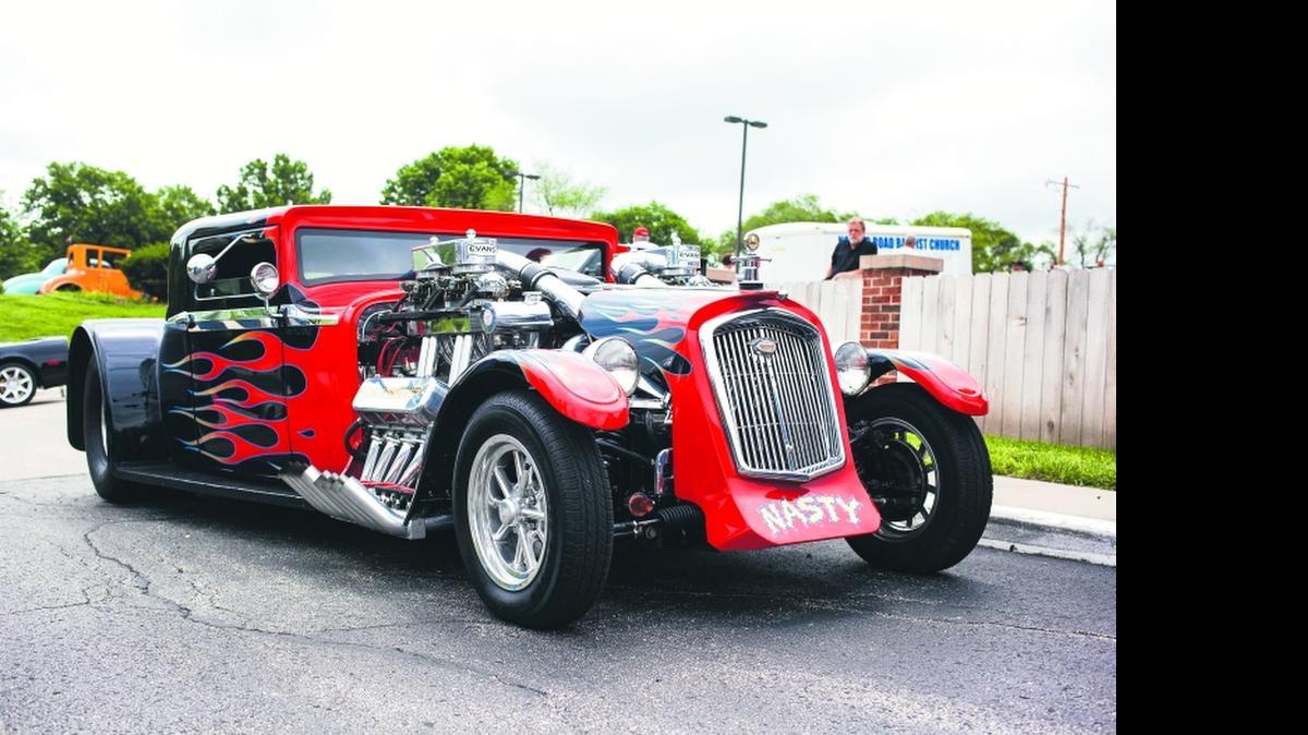 
This 1930 Hudson was perhaps the most interesting car at 17
th
 Annual Legends of the Past car show at Noland Road Baptist Church in Independence. Leroy Holler completely rebuilt the car, which now has two 502-cubic-inch Chevy engines. 
