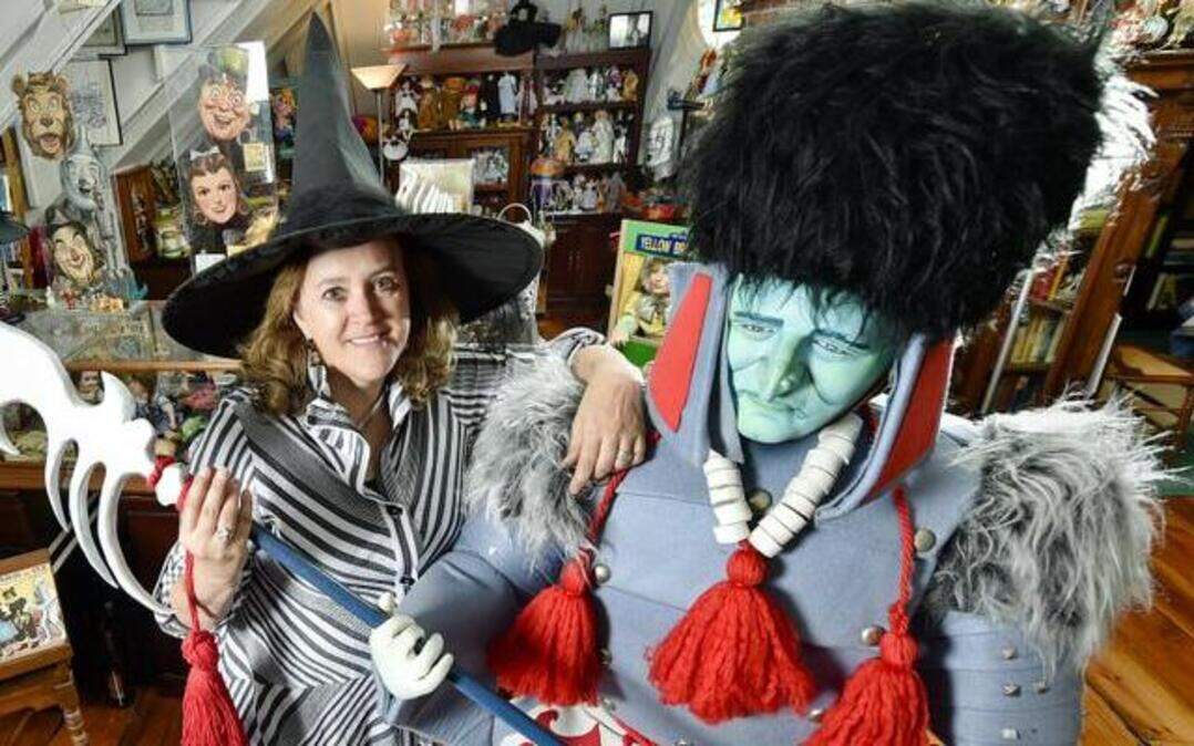 
Kansas City’s best-known “Wizard of Oz” collector, Jane Albright, recently acquired this Winkie costume for her collection. It came from a New York City Macy’s store that used it to celebrate the 1939 movie’s 50th anniversary.
