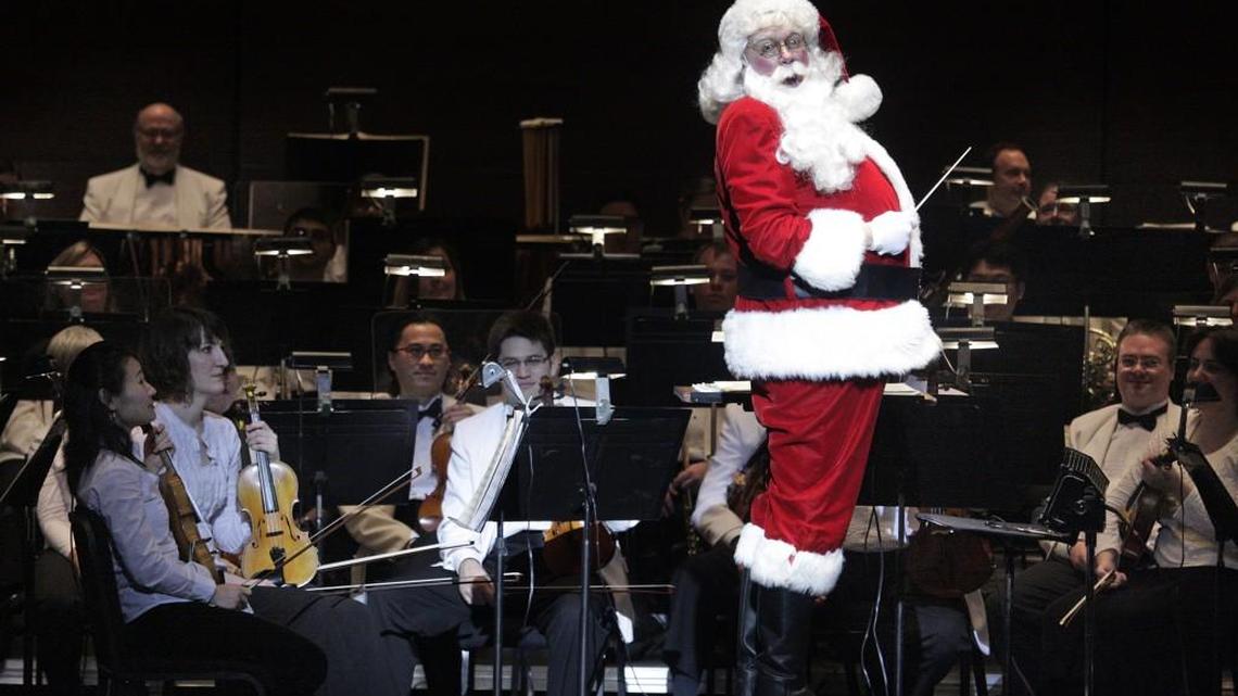Expect Santa to join the Kansas City Symphony Christmas Festival.