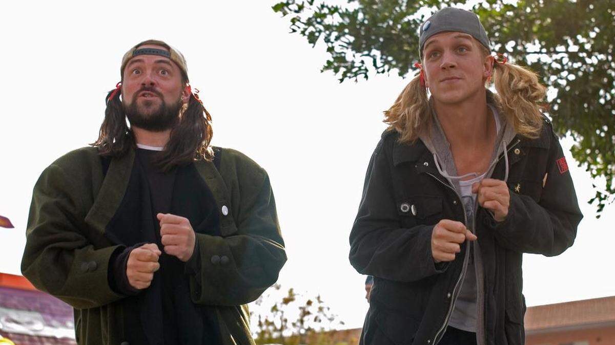 “Clerks” stars Kevin Smith and Jason Mewes are touring with “The Jay & Silent Bob Reboot Roadshow.”