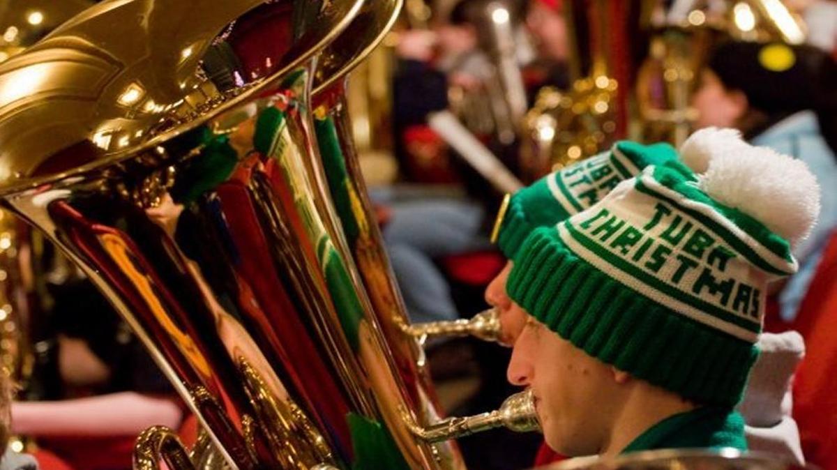 TubaChristmas returns to the Kauffman Center for the Performing Arts for free concerts Dec. 2 and 12.