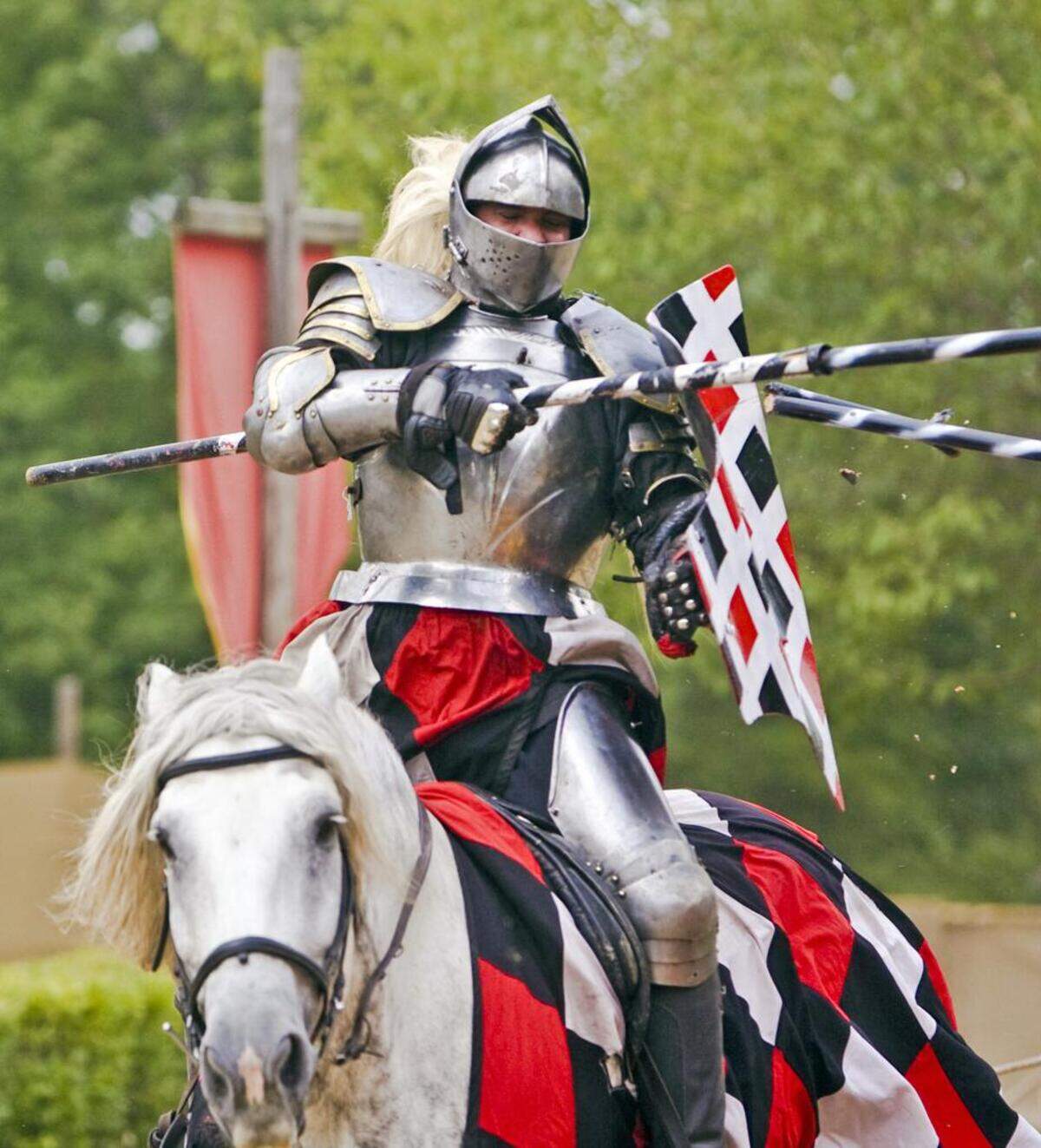 The Kansas City Renaissance Festival features live jousting.