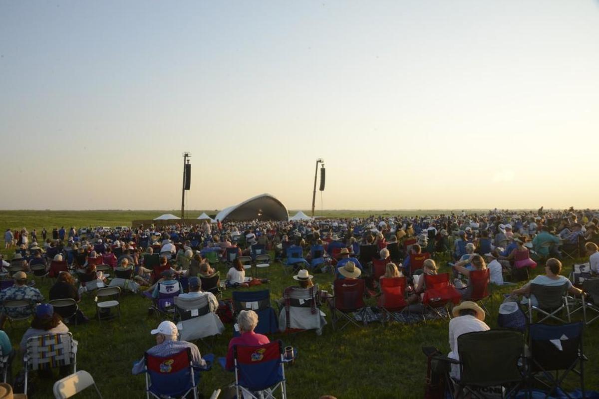 The 12th annual Symphony in the Flint Hills concert in 2017.