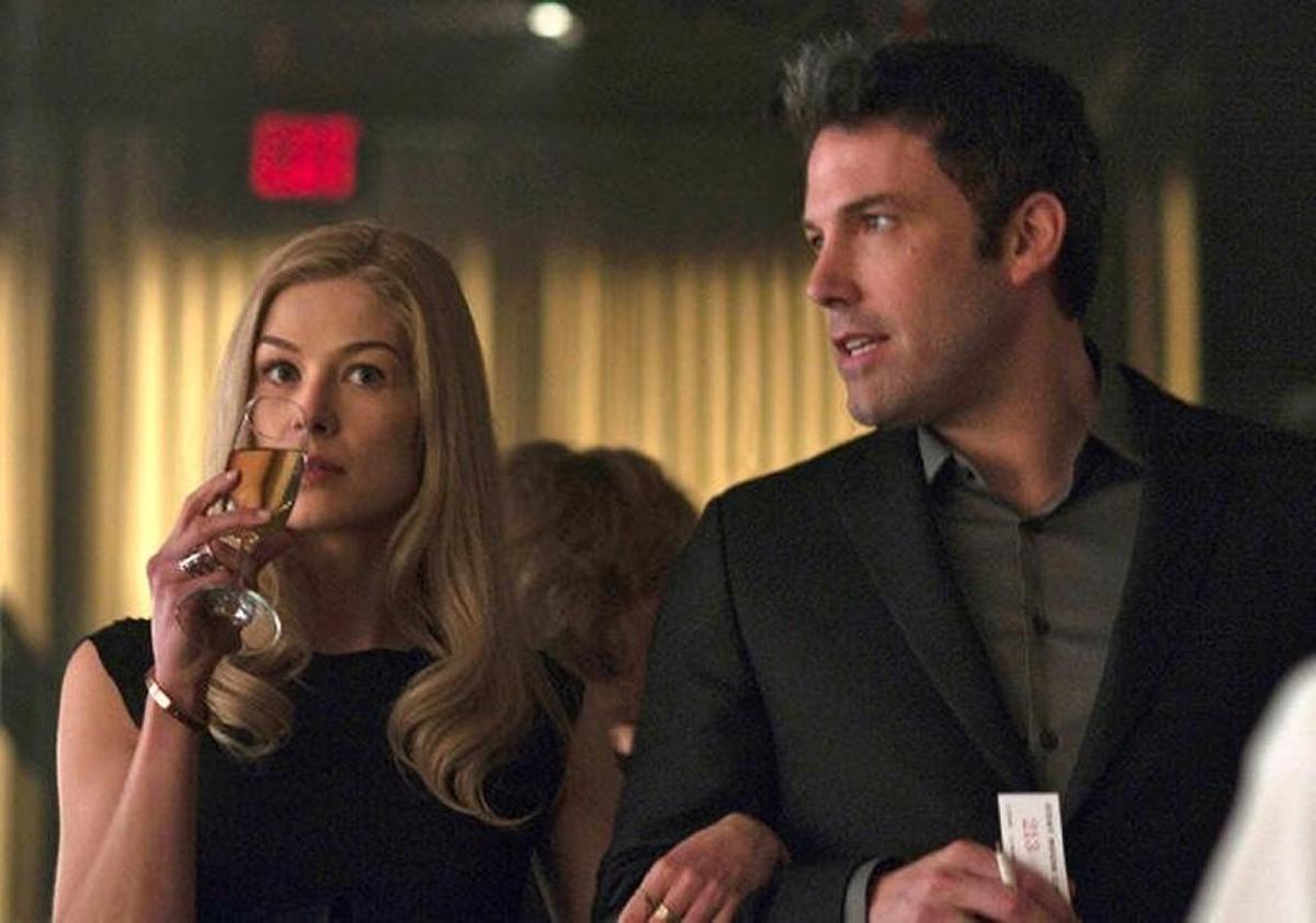 Rosamund Pike and Ben Affleck star in “Gone Girl,” which takes place in small-town Missouri. The film is based on Kansas City native Gillian Flynn’s dark novel.