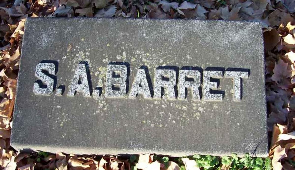 Sarah Barret is buried in Kansas City’s Elmwood Cemetery
