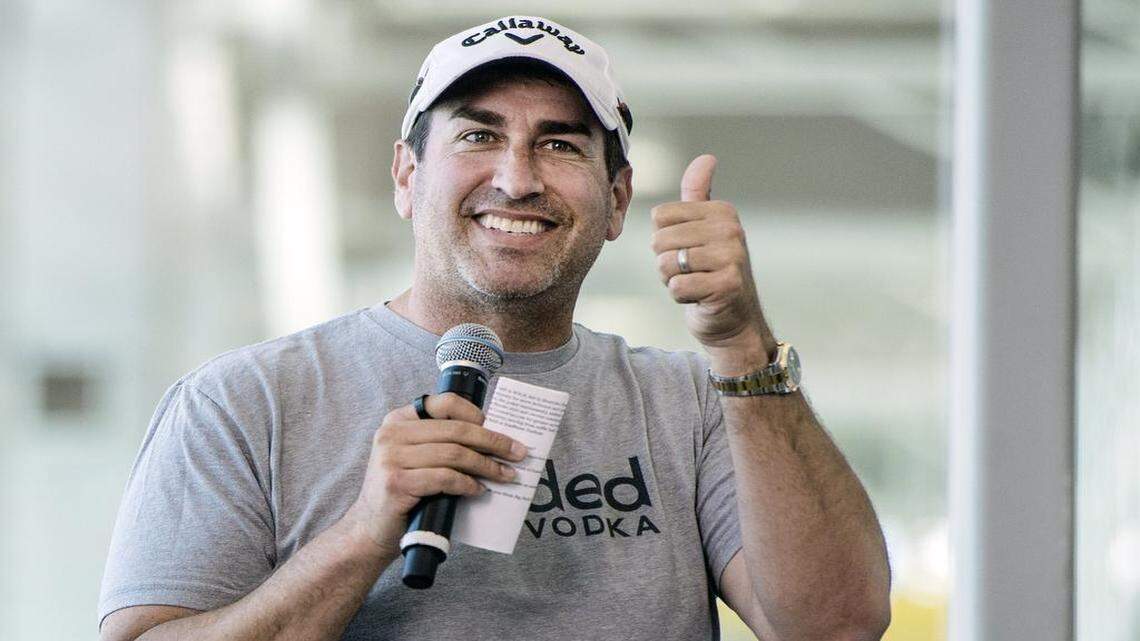 
Rob Riggle discussed ways he and others have increased the size of the Big Slick fundraiser for Children’s Mercy Hospital on Thursday during Ink’s Middle of the Map Fest Forum at The Kansas City Star Press Pavilion.
