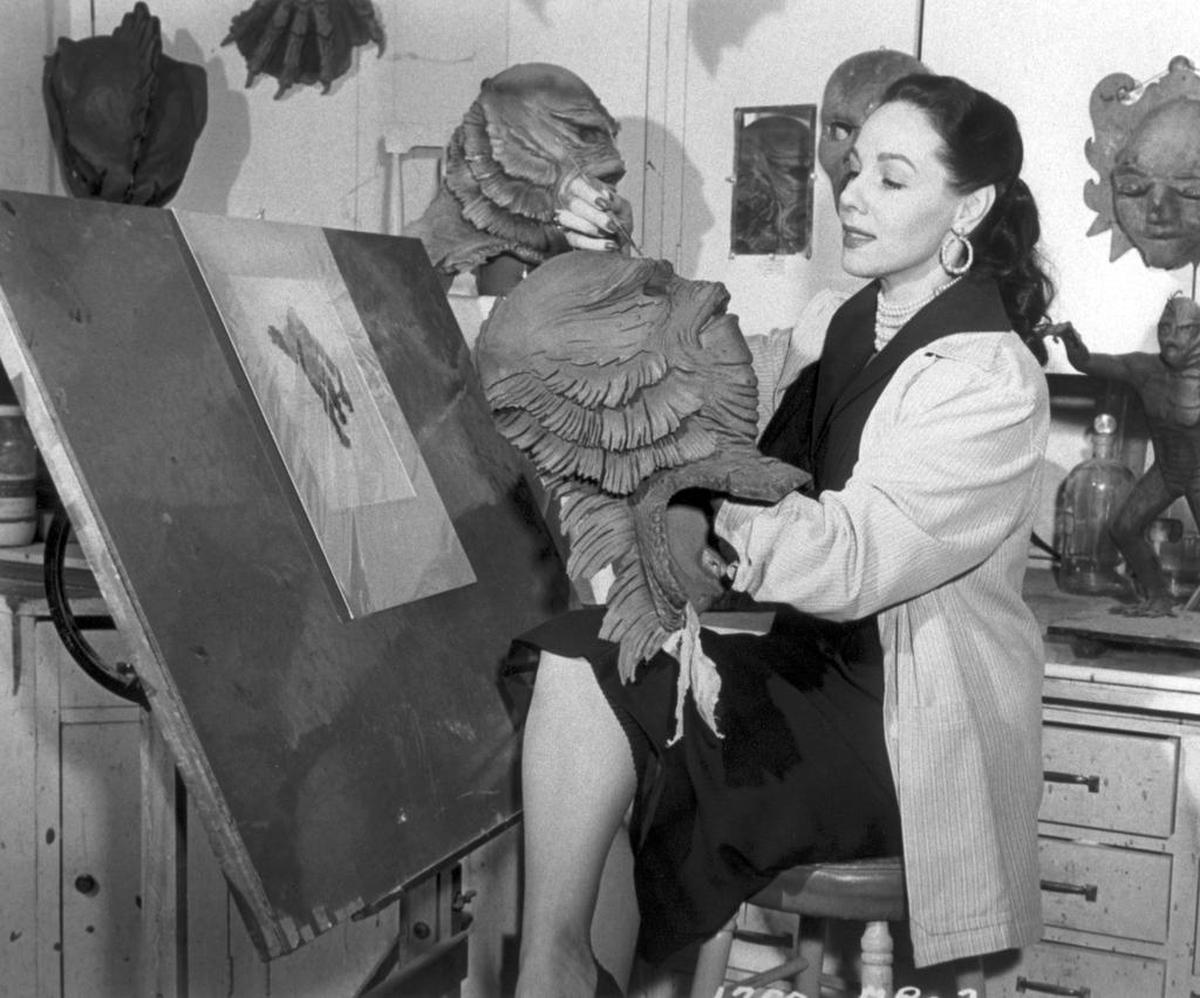 Milicent Patrick was the real designer behind the title character of the 1954 film “Creature From the Black Lagoon.”