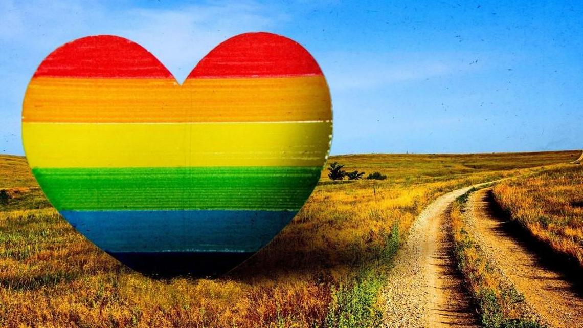 Country Road leading through the Flint Hills of Kansas