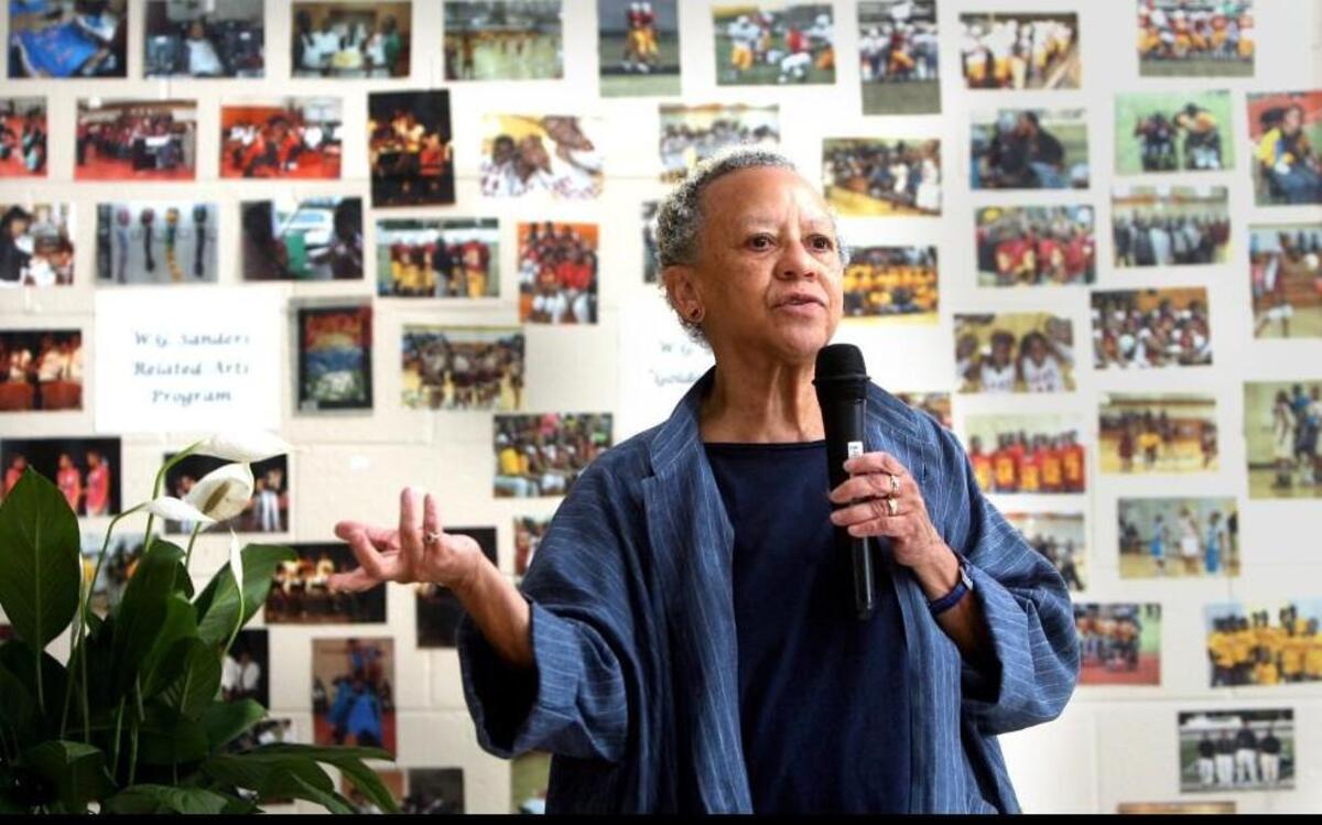 Activist, writer and poet Nikki Giovanni be at Hall Center Conference Hall in Lawrence at 6 p.m. April 4.
