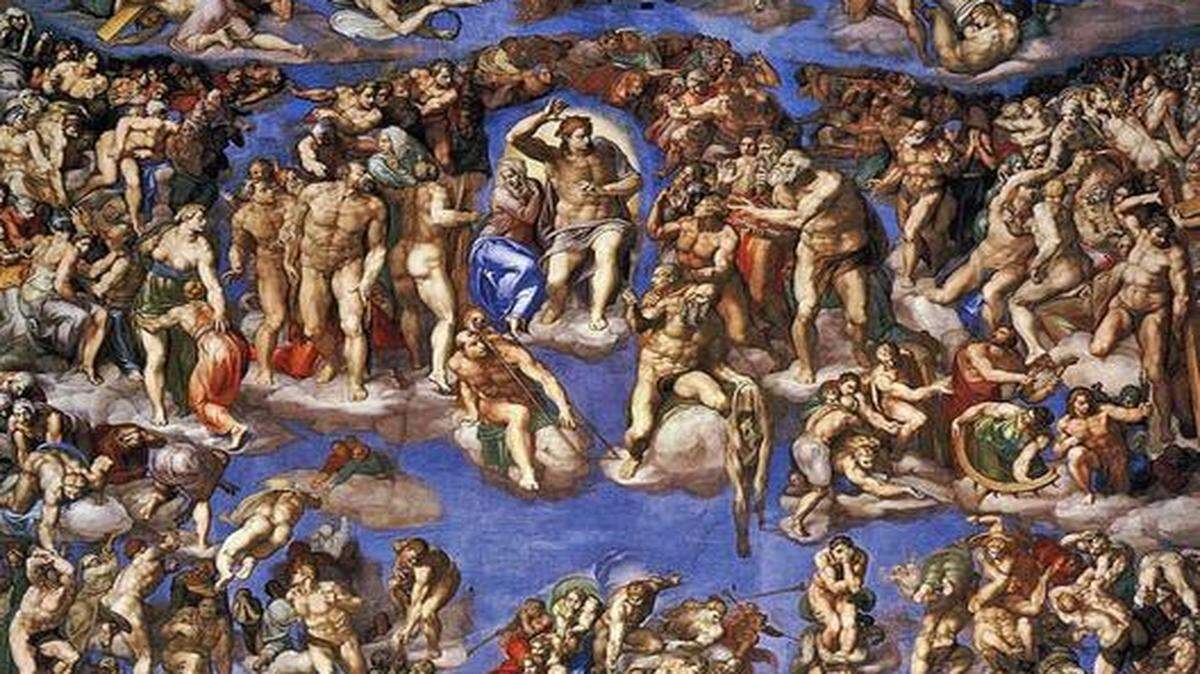 
A detail from “The Last Judgment,” one of six works featured in Miles J. Unger’s book about Michelangelo.
