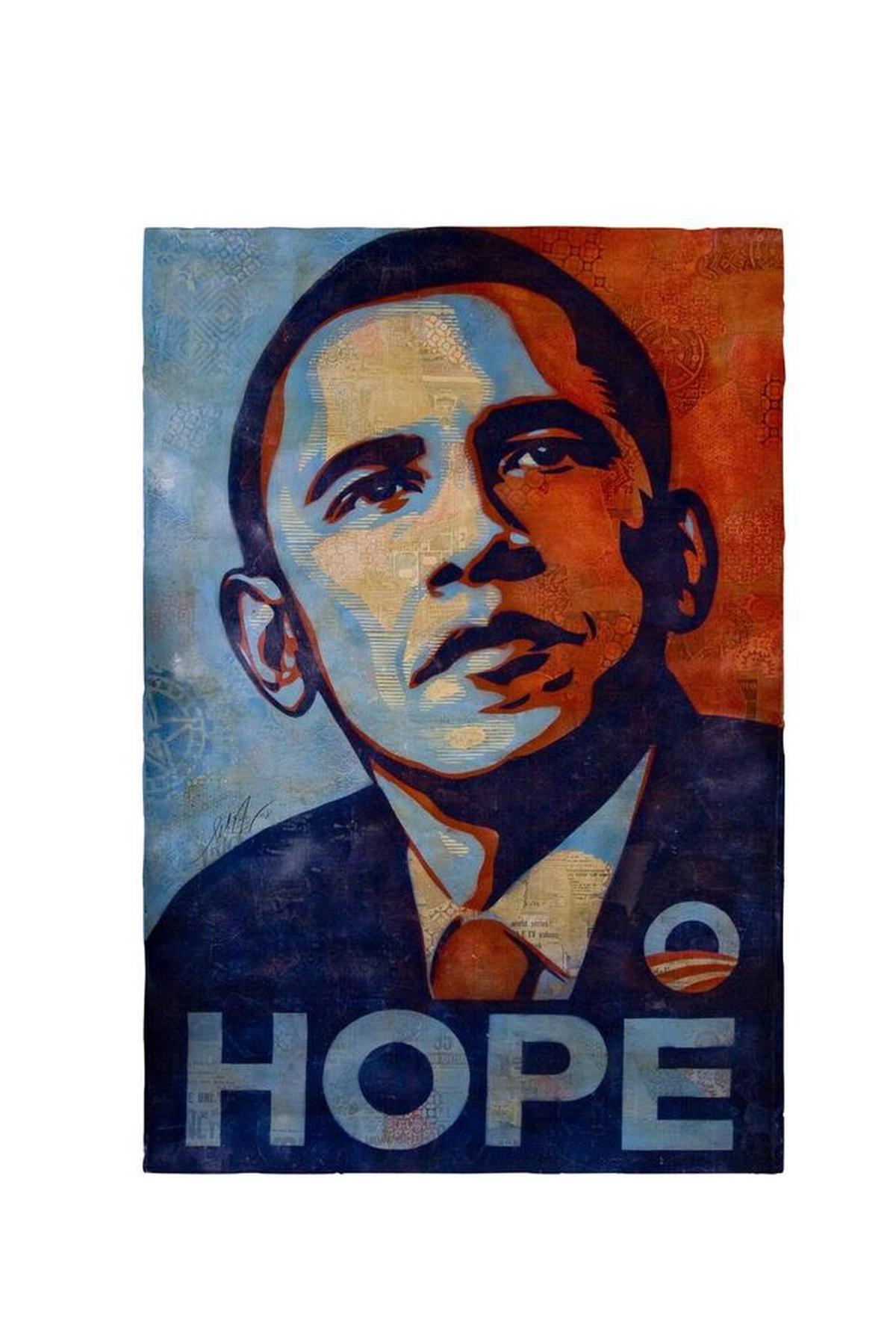 Shepard Fairey Obama hope poster