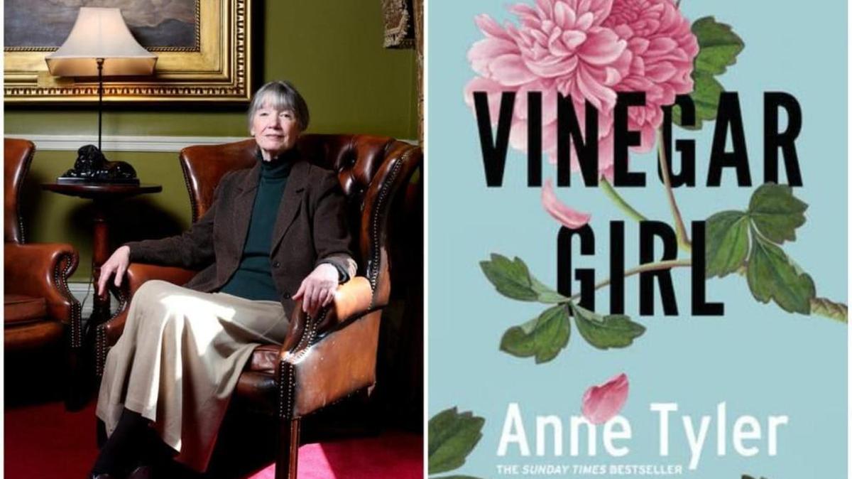 I’m reading “Vinegar Girl” by my favorite author, Anne Tyler.