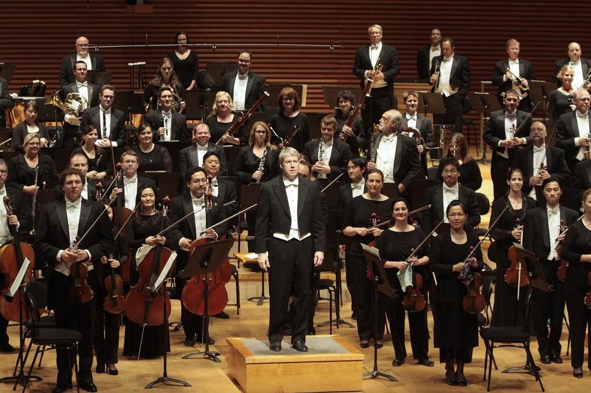 Conductor Michael Stern and the Kansas City Symphony.