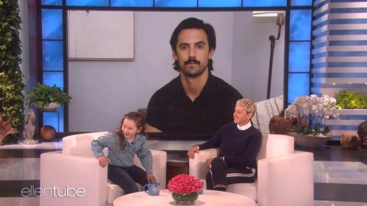 Eight-year-old Kansas presidential expert Macey Hensley visited “The Ellen DeGeneres Show” for Presidents Day and received a special message from Milo Venimiglia, star of NBC’s “This Is Us.” Hensley is from Council Grove, Kansas.