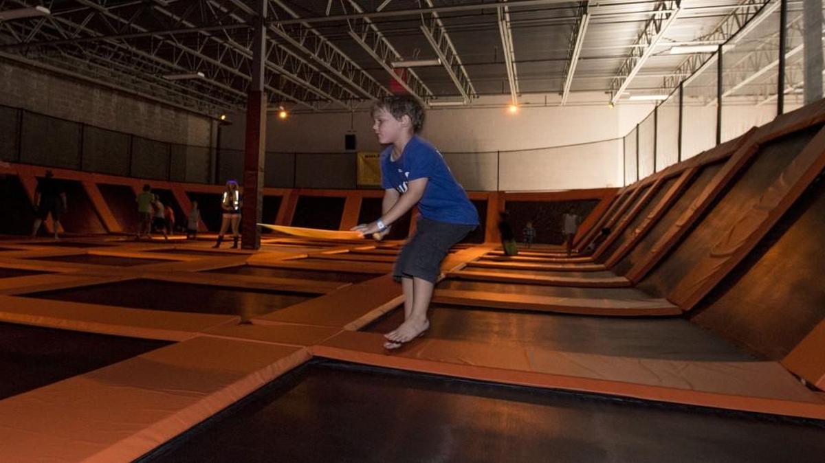 Trampolines are a major attraction at Urban Air in Overland Park.