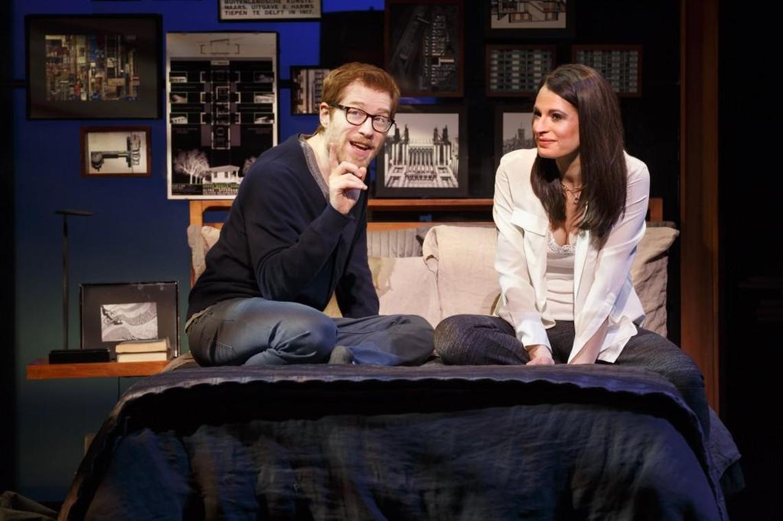 Anthony Rapp and Jackie Burns in the musical “If/Then” at Starlight Theatre in 2016.