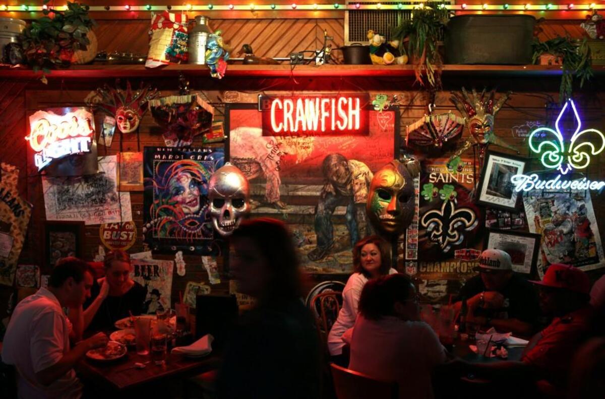 In addition to serving up Cajun cuisine, Jazz — A Louisiana Kitchen features live music.