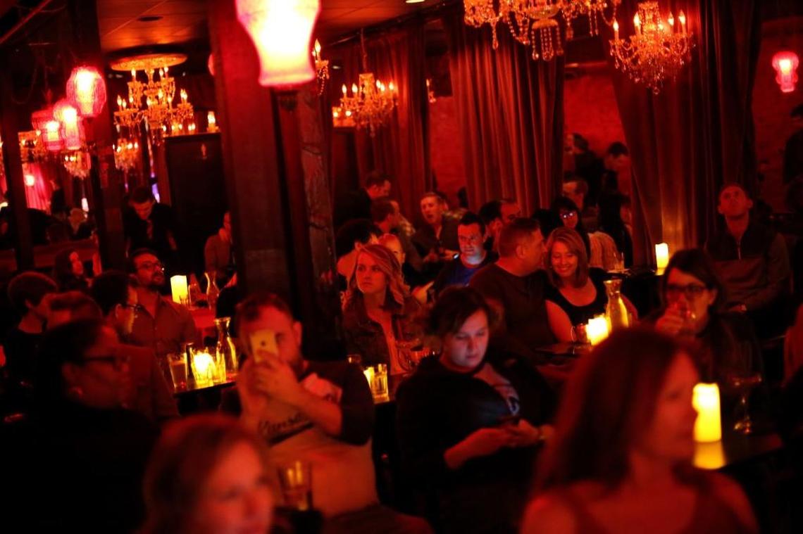 Despite the moniker, there is very little green about the Green Lady Lounge.