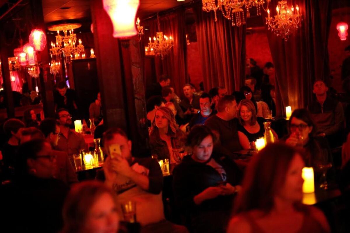 Despite the moniker, there is very little green about the Green Lady Lounge.