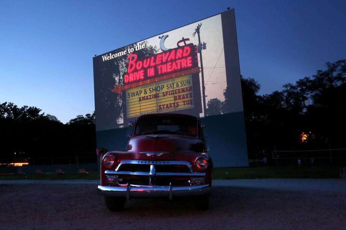 The Boulevard Drive-In in Kansas City, Kansas, will play host to six high school graduations.