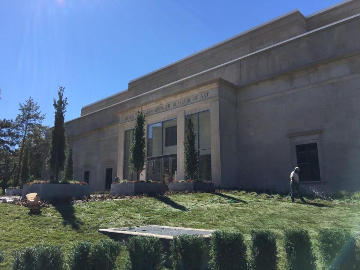 The Spencer Museum of Art at 1301 Mississippi St.
