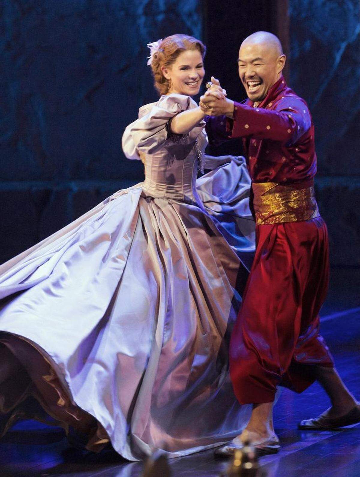 Kelli O’Hara and Hoon Lee in “The King and I”