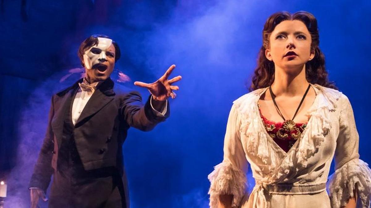 A new production of Andrew Lloyd Webber’s “The Phantom of the Opera” opens Wednesday, Feb. 8, at the Music Hall and runs through Feb. 19