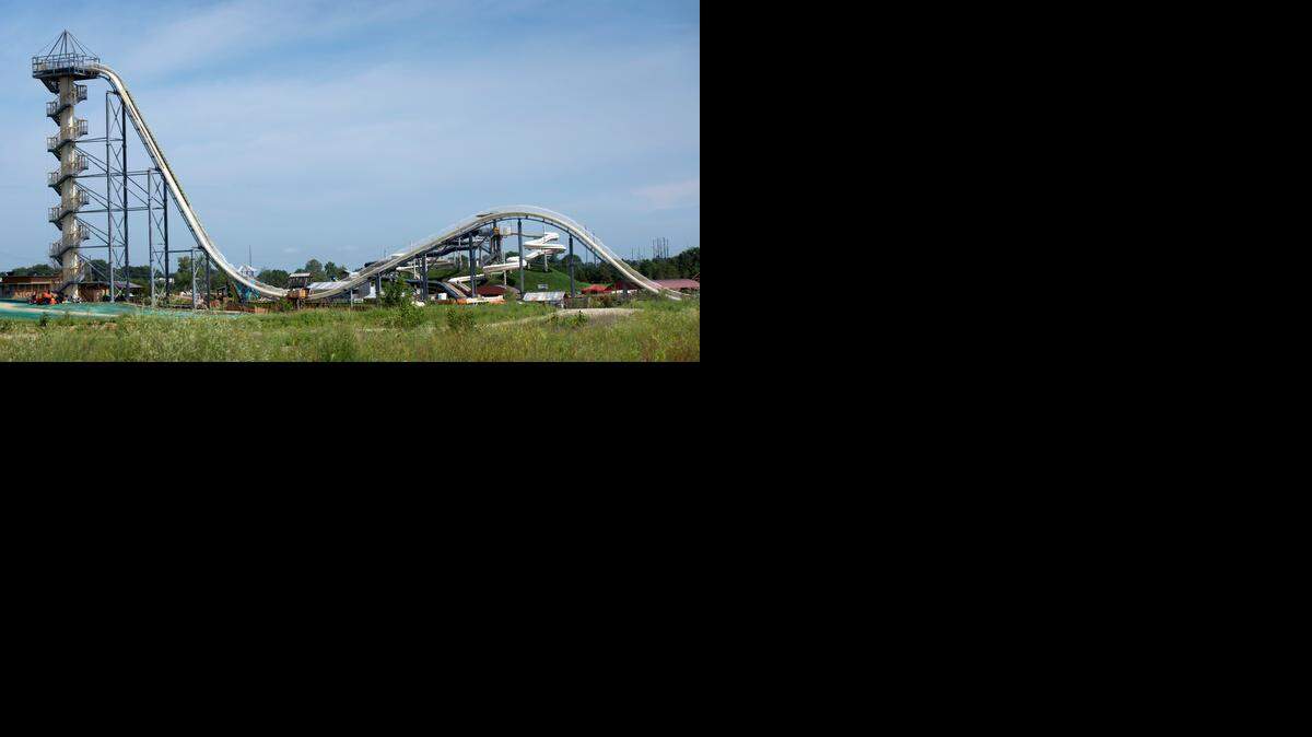 
Testing continued Thursday morning with unmanned rafts being sent down Verrückt, the new water slide at Schlitterbahn Waterpark in Kansas City, Kan.
